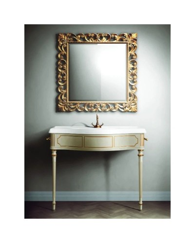 Тумба слоновая кость золотая патина 82,4 см Belux Каталония-Отель Н 85