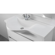 Тумба белый глянец 77,9 см L Belux Лира Н 80-02