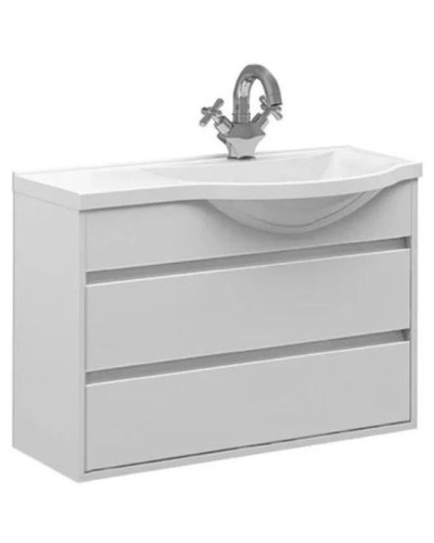 Тумба белый глянец 77,9 см R Belux Лира НП 80-02