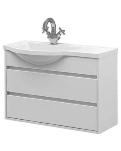 Тумба белый глянец 77,9 см L Belux Лира НП 80-02