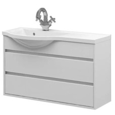 Тумба белый глянец 88,3 см L Belux Лира НП 90-02