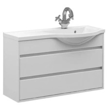 Тумба белый глянец 88,3 см R Belux Лира НП 90-02