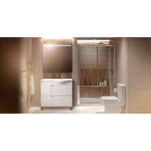 Тумба белый глянец 88,3 см R Belux Лира НП 91-02