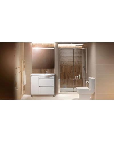 Тумба белый глянец 88,3 см R Belux Лира НП 91-02