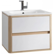 Тумба белый глянец/клен 58 см Belux Альмерия НП 60-02