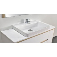 Тумба белый глянец/клен 119 см Belux Альмерия НП 120-02