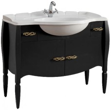 Тумба черный глянец 112,8 см Belux Бари Н105-02