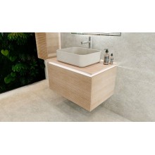 Тумба под раковину Jorno Karat 80 Kar.01.80/P/BuL подвесная Бук светлый
