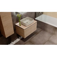 Тумба под раковину Jorno Karat 80 Kar.01.80/P/BuL подвесная Бук светлый