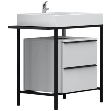 Тумба белый глянец 83,5 см Belux Биарритц Н 70-02