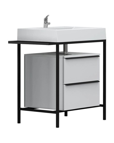 Тумба белый глянец 83,5 см Belux Биарритц Н 70-02