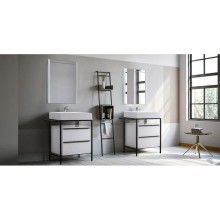 Тумба белый глянец 83,5 см Belux Биарритц Н 70-02