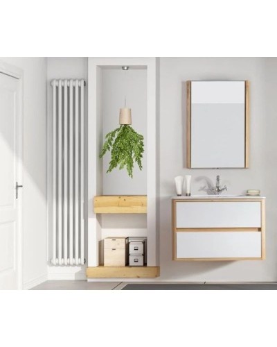 Тумба белый глянец/клен 58 см Belux Альмерия НП 60-02