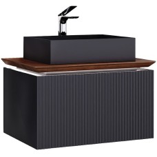 Тумба под раковину Jorno Strong 80 Str.01.80/P/A подвесная Антрацит
