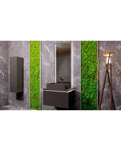 Тумба под раковину Jorno Strong 80 Str.01.80/P/A подвесная Антрацит