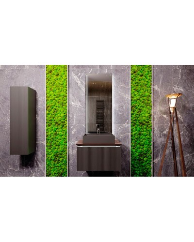 Тумба под раковину Jorno Strong 80 Str.01.80/P/A подвесная Антрацит