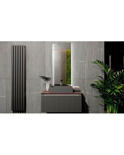 Тумба под раковину Jorno Strong 100 Str.01.100/P/A подвесная Антрацит