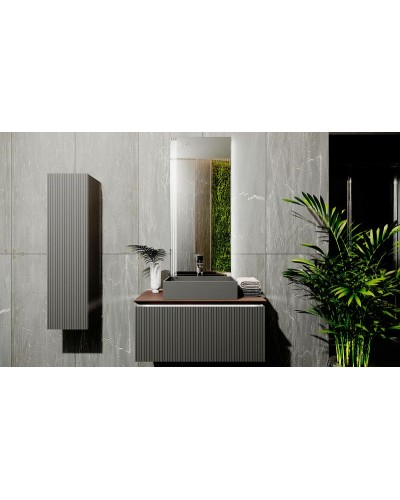 Тумба под раковину Jorno Strong 100 Str.01.100/P/A подвесная Антрацит