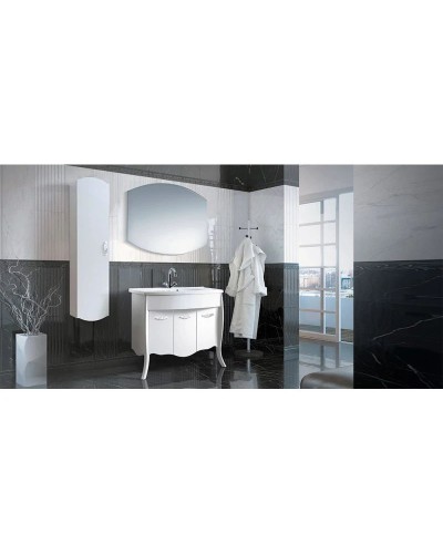 Тумба белый глянец 98,8 см Belux Бриз Н 105