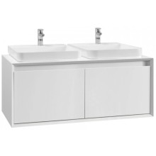 Тумба белый глянец 120 см Belux Валенсия НП 120-04