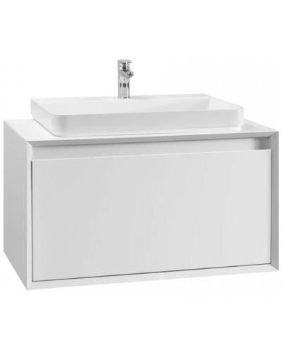 Тумба белый глянец 100 см Belux Валенсия НП 100-02