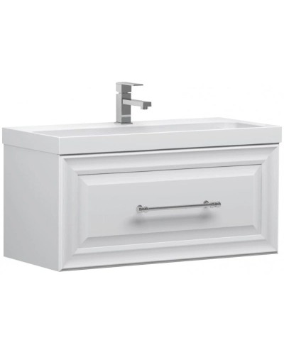 Тумба белый глянец 89 см Belux Женева НП 91-01