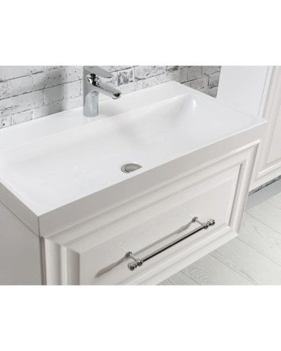 Тумба белый глянец 89 см Belux Женева НП 91-01