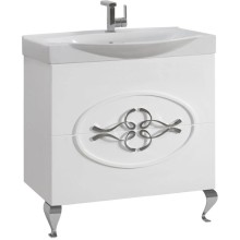 Тумба белый глянец 82 см Belux Ксанти НП 86-02