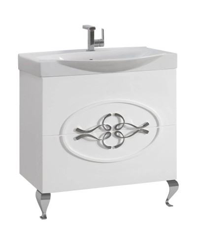 Тумба белый глянец 82 см Belux Ксанти НП 86-02