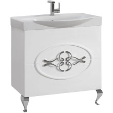 Тумба белый глянец 99,6 см Belux Ксанти НП 106-02