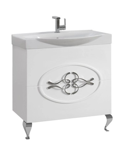 Тумба белый глянец 99,6 см Belux Ксанти НП 106-02