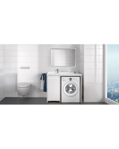 Тумба белый глянец 113,5 см L Belux Ока Н 115-01