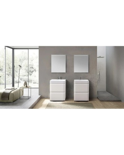 Тумба белый глянец 59,8 см Belux Олимпия Н 61-02