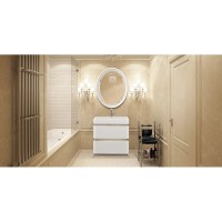 Тумба белый глянец 80 см Belux Олимпия Н 81-02