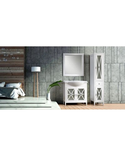 Тумба белый глянец 77,2 см Belux Рояль Н 80