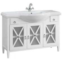 Тумба белый глянец 116,7 см Belux Рояль Н 120-02