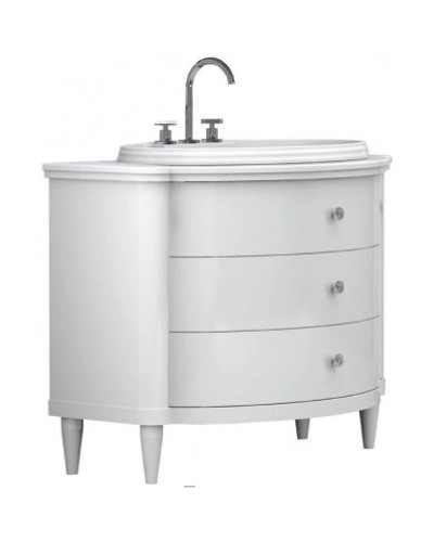 Тумба белый глянец 103,2 см Belux Толедо Н 100-03