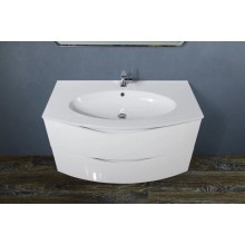 Тумба Bianco Lucido 90 см BelBagno Smile BB900TVC/BL