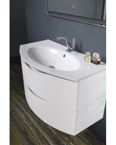 Тумба Bianco Lucido 90 см BelBagno Smile BB900TVC/BL