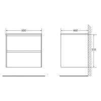 Тумба Stone 60 см BelBagno Pietra PIETRA-600-2C-SO-PT