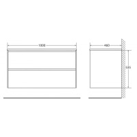 Тумба Stone 100 см BelBagno Pietra PIETRA-1000-2C-SO-PT