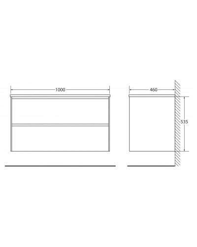 Тумба Stone 100 см BelBagno Pietra PIETRA-1000-2C-SO-PT