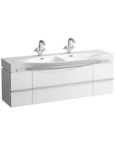 Тумба белый глянец 149,5 см 2 ящика, 2 дверцы Laufen Case 4.0135.4.075.475.1