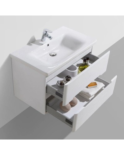 Тумба Bianco Lucido 77 см BelBagno Luxury/Soft LUXURY/SOFT-800-2C-SO-BL-P