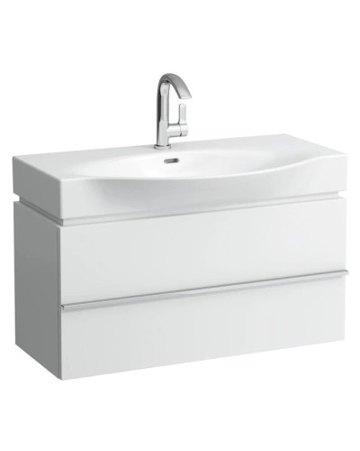 Тумба белый глянец 89,3 см 2 ящика Laufen Case 4.0125.2.075.475.1