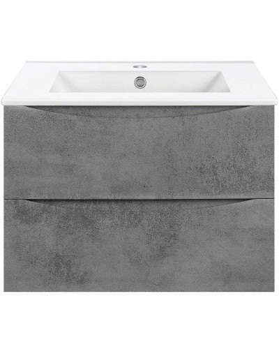 Тумба под раковину Vincea Mia 60 VMC-2MC600BT подвесная Beton