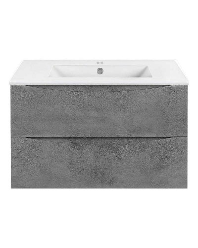 Тумба под раковину Vincea Mia 80 VMC-2MC800BT подвесная Beton