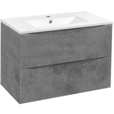 Тумба под раковину Vincea Mia 80 VMC-2MC800BT подвесная Beton