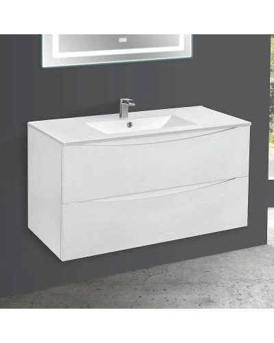Тумба под раковину Vincea Mia 100 VMC-2MC100GW подвесная G.White