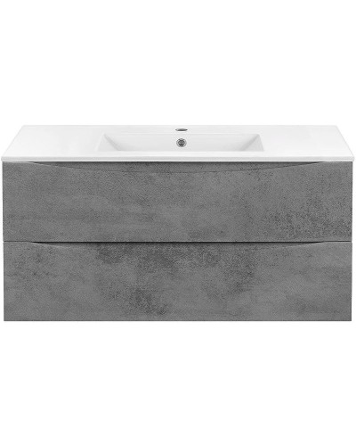 Тумба под раковину Vincea Mia 100 VMC-2MC100BT подвесная Beton